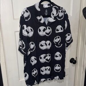 Nightmare before Christmas Jack button up